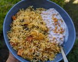 A picture of step 9 of Hyderabadi Vegetable Dum Biryani.