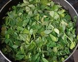 A picture of step 1 of Methi Begun Bengali Style.