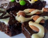 A picture of step 7 of Brownie pizza.