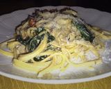 Φωτογραφία βήματος 9 της συνταγής Spaghetti με βασιλομανίταρα (μία βραδινή μου έμπνευση) 🍄🍄🍄