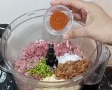 A picture of step 2 of Kofta Karahi.