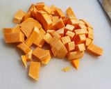 A picture of step 1 of Sweet potato breakfast salad.