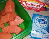 Foto langkah ke 1 dari resep *Jus pepaya yakult*.