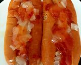 A picture of step 3 of My Bockwurst Sausage Hot Dogs with Sweet Chilli Sauce.🤩.