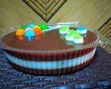 Foto langkah ke 2 dari resep Puding Ultah ~ Puding Coklat Lapis Oreo.