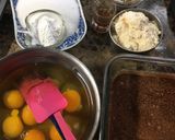 A picture of step 1 of Keto Friendly Pecan Brownies.