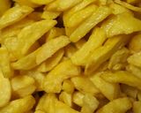 A picture of step 4 of Home Made Fries (Chips)#authormarathon# #4weekschallenge#.