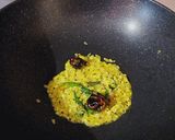 A picture of step 2 of Khatti-Mithi Dal.