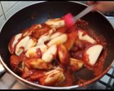 A picture of step 8 of Lal Aloo.