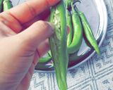 A picture of step 2 of Mirchi ke pakorey/Fritters🌶.