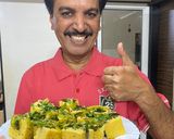 નાયલોન ખમણ (ઈન્સ્ટન્ટ અને જાળીવાળા) રેસીપી સ્ટેપ6ફોટો