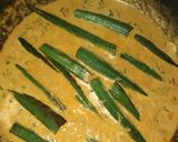 A picture of step 9 of Bhindi ka Salan.