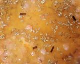 A picture of step 2 of Fry moong daal.