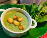 A picture of step 4 of Kitchen garden Spinach 🍜 soup.