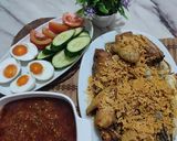 Gambar langkah 7 resipi Sambal Penyet Cara Aza Aaj.