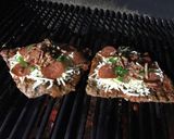 A picture of step 4 of Steak Pizza.