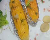 A picture of step 3 of Mexican corn on the cob.