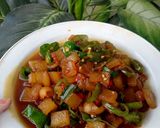 Foto langkah ke 7 dari resep Kikil kecap Cabai ijo.
