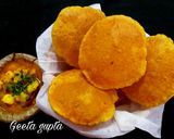 A picture of step 9 of Bedmi Poori and Aloo Sabzi.