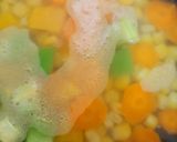 A picture of step 4 of Maggi vegan laksa soup.