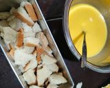 Foto langkah ke 2 dari resep Puding roti tawar panggang (bread pudding).