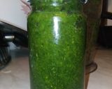 Petrezselyem zöldje eltevés recept fázis 1 fotója