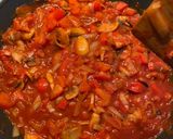 รูปขั้นตอนการทำที่ 5 ของ Veggie Pasta with Mushroom tomato sauce