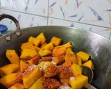 A picture of step 6 of Ambal (Pumpkin curry).