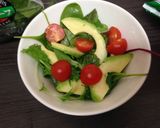 A picture of step 4 of Deep-fried soy milk tofu salad.