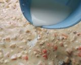 Gambar langkah 5 resipi Popia Carbonara.