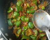 Capsicum besan bhaji recipe step 3 photo