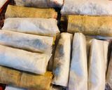 Hình bước làm 5 của món Nem rán nhân cá lóc