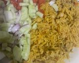 A picture of step 5 of White Chana pulao.