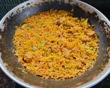 A picture of step 5 of Soya chunks pulao.