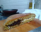 Foto langkah ke 3 dari resep Martabak manis teflon.