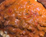 A picture of step 5 of Spicy Cheesy Beef Pasta.