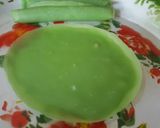 Foto langkah ke 3 dari resep Dadar Gunting Kuah Santan Gula Merah.