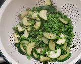 Une image de l'étape 1 de °Tartelettes courgette, petits pois et menthe°.
