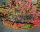 A picture of step 8 of Bitter Gourd with Tomato.