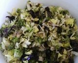 Foto del paso 3 de la receta Ensalada de patata, mango, soja, lechuga y mayonesa de zanahoria