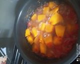 A picture of step 5 of Pumpkin Sambar.