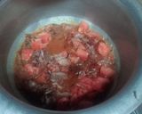 A picture of step 1 of Chicken Palak.