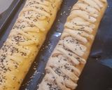 Foto del paso 5 de la receta: Pan de jamón, queso y aceitunas