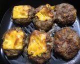 起司漢堡排（氣炸鍋）的食譜步驟3照片