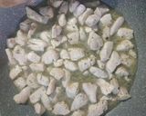 Tejszínes csirkeraguval töltött tortilla tekercsek, sütőben sütve recept fázis 1 fotója