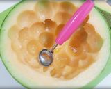 A picture of step 8 of Melon Milk Shaved Ice – Popular Korean Dessert.