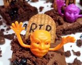 Foto del paso 5 de la receta: BROWNIE MONSTRUOSOS DE HALLOWEEN🎃❤️