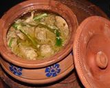 A picture of step 2 of Chicken white handi.
