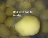 A picture of step 1 of Viazi Karai #SnacksRecipeContest.