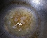 A picture of step 4 of Matar panner.
